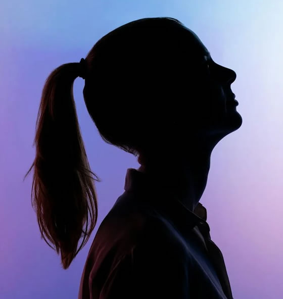 Silhouette of Kerry B
