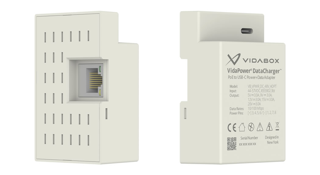 DataCharger PoE to USBC Adapter