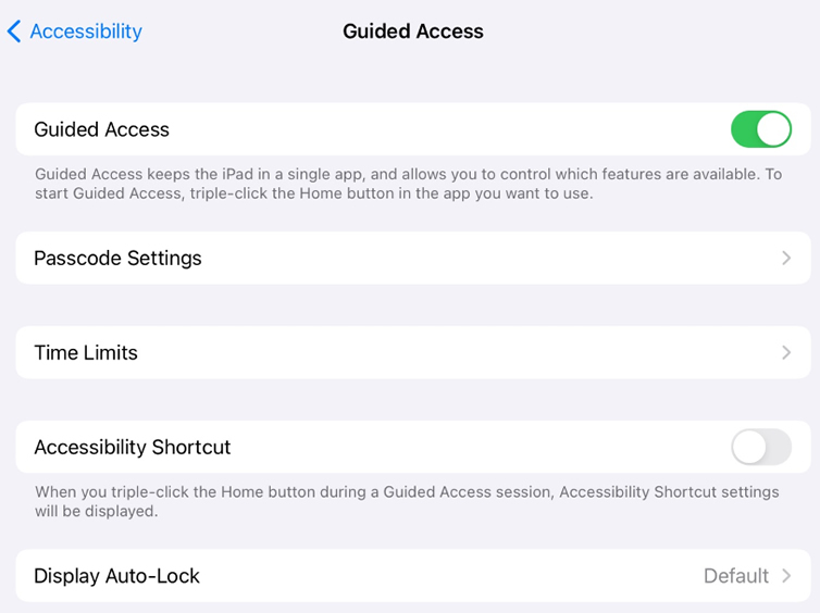 iPad - How to Enable Guided Access