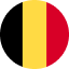 Rounded Belgium Flag