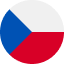 Rounded Czech Republic Flag