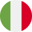 Rounded Italy Flag