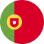 Rounded Portugal Flag