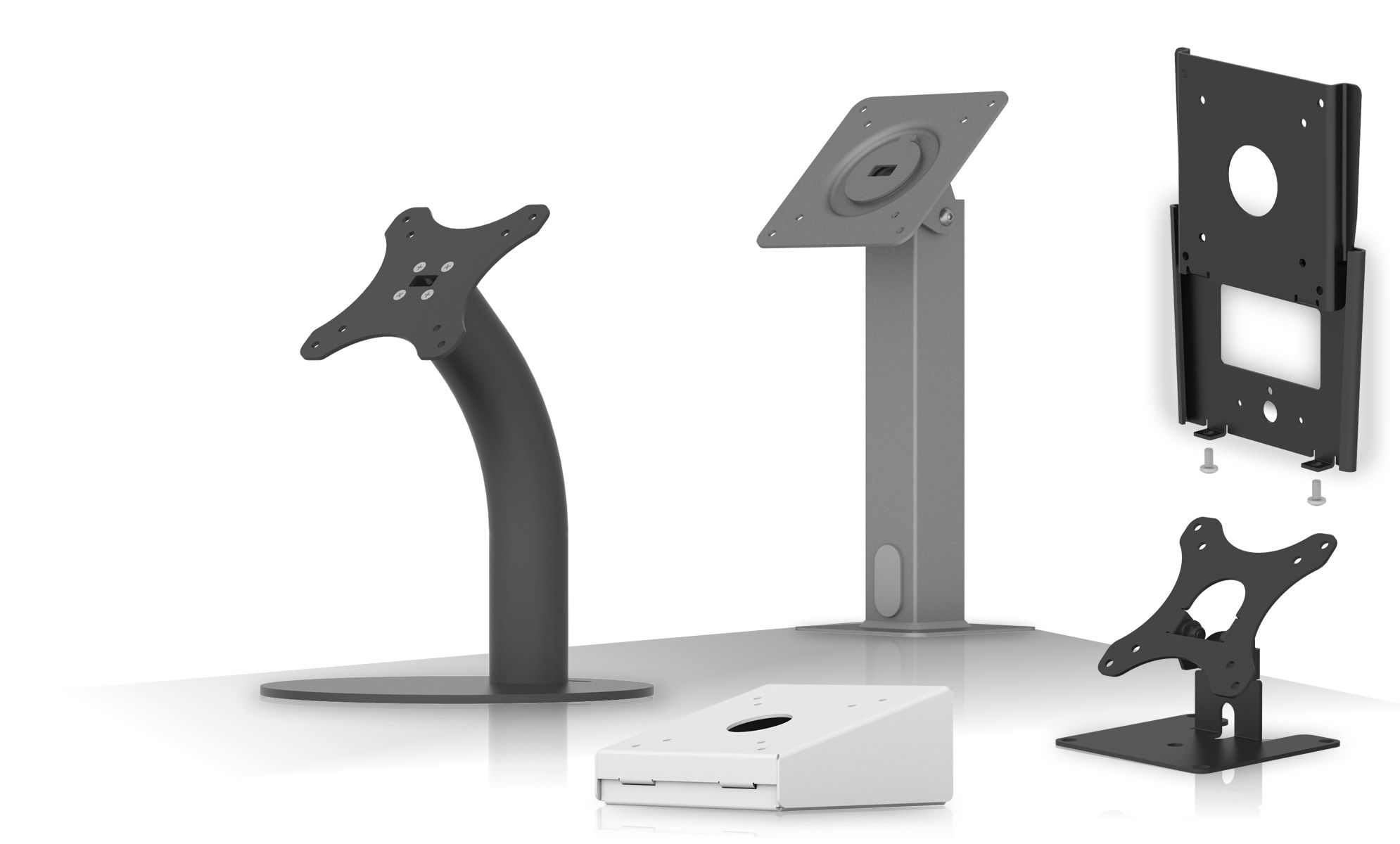 Collage of Different VidaMount VESA Brackets