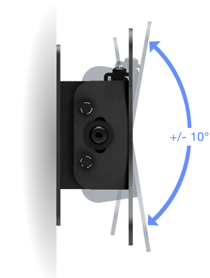 Tilting VESA Wall mount Up or Down by 10 degrees