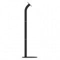 Fixed VESA Floor Stand - Black [Full Side View]