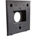 Fixed VESA Slim Wall Mount - Rear Isometric View