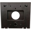 Fixed VESA Slim Wall Mount - Rear View