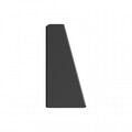 Fixed Tilted Vesa Wall / Surface Mount - 15° angle - Black [Wall - Side View]
