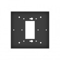 Fixed Tilted Vesa Wall / Surface Mount - 15° angle - Black [Wall - Wall Plate]